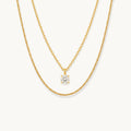 Twin Flow Necklace - 18k Gold Plated