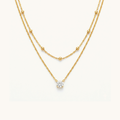 Golden Tier Necklace – 18K Gold Plated