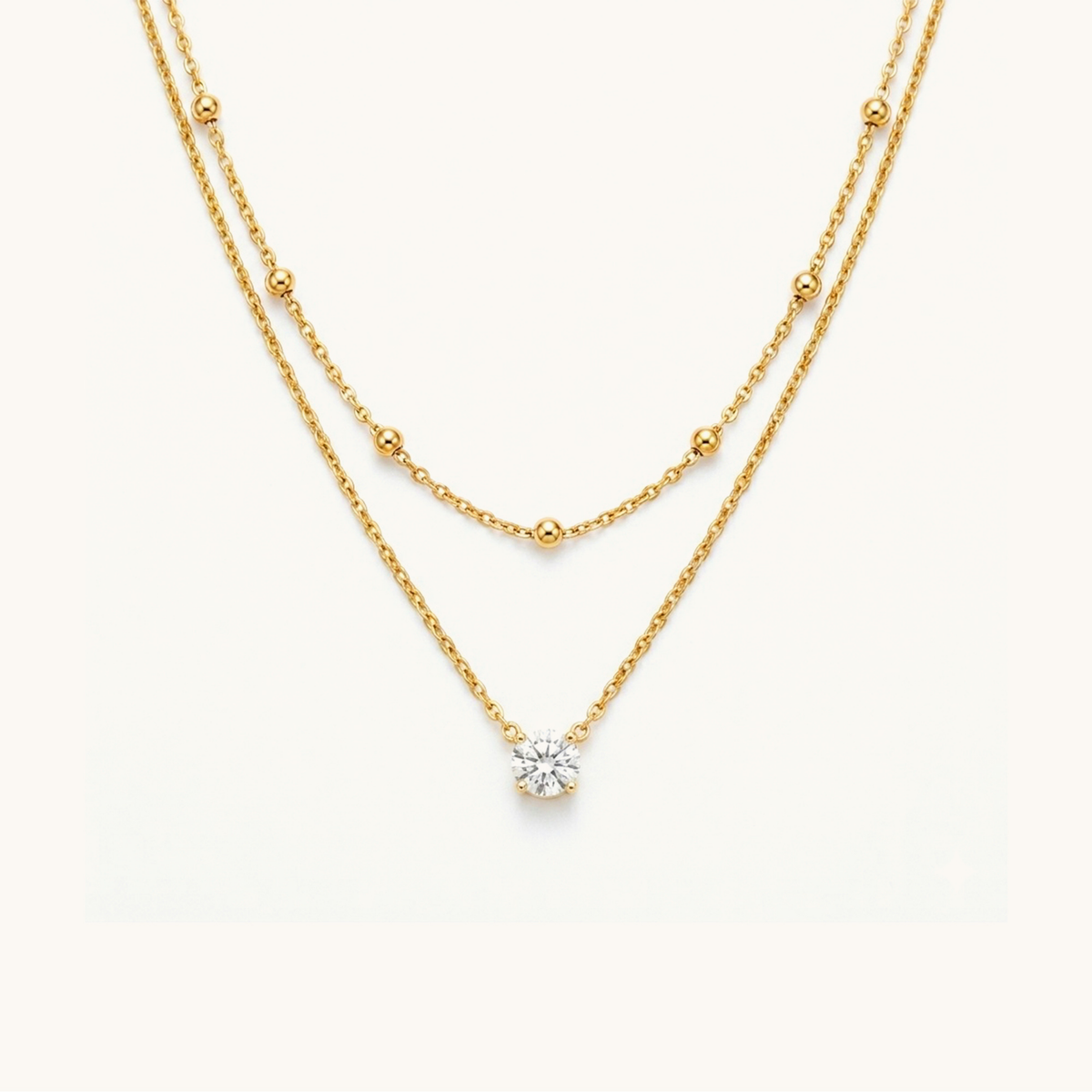 Golden Tier Necklace – 18K Gold Plated image 1