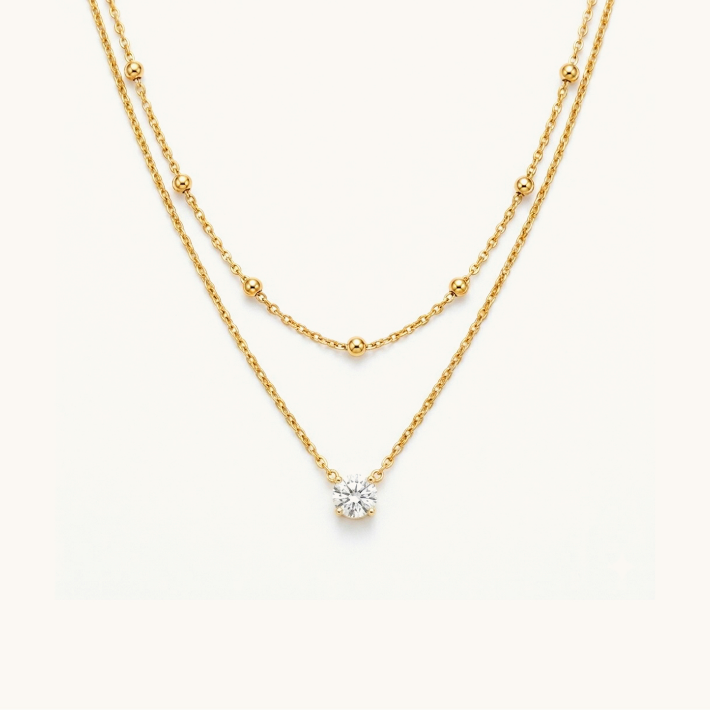 Golden Tier Necklace – 18K Gold Plated
