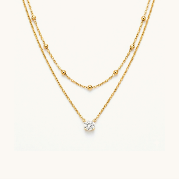 Golden Tier Necklace – 18K Gold Plated