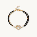 Hridaya Mangalsutra Bracelet - 18K Gold Plated