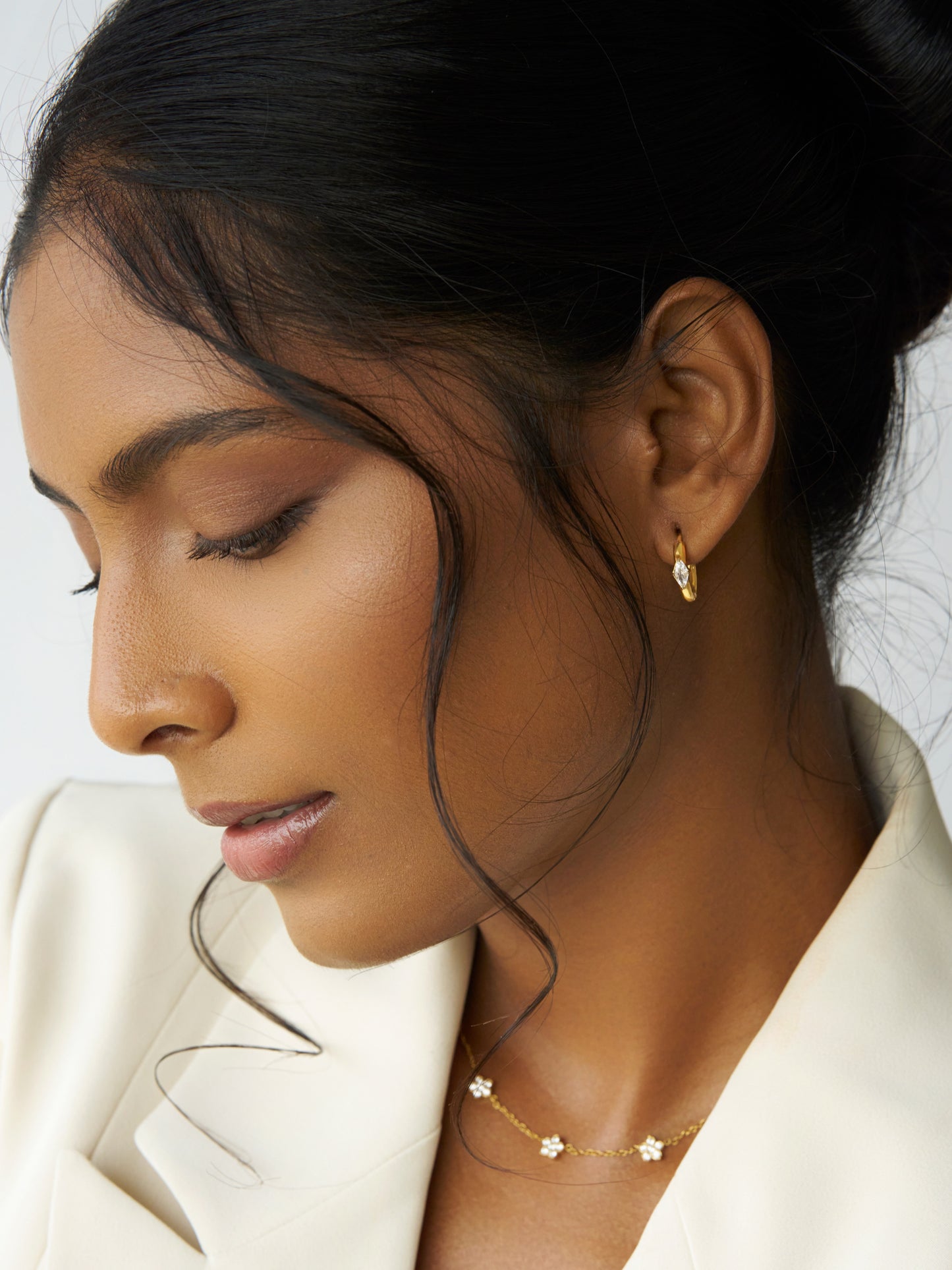 Leah Huggies - 18K Gold Plated