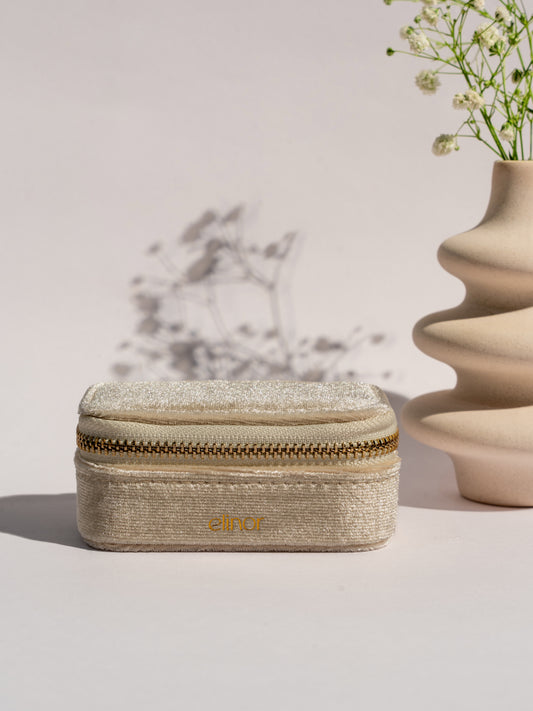 Ella Jewellery Organizer Box- Cream