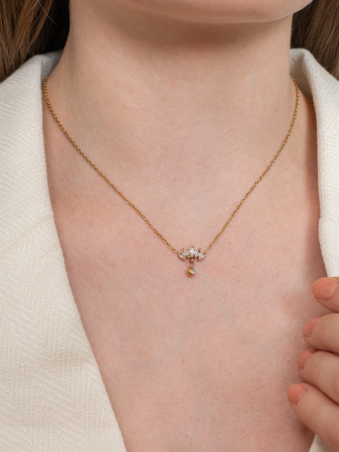 Laurel Necklace - 18k Gold Plated
