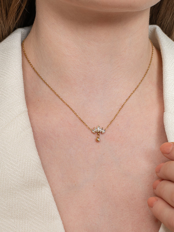 Laurel Necklace - 18k Gold Plated