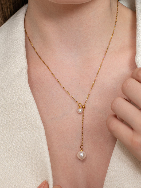Pearlyn Necklace – 18K Gold Plated