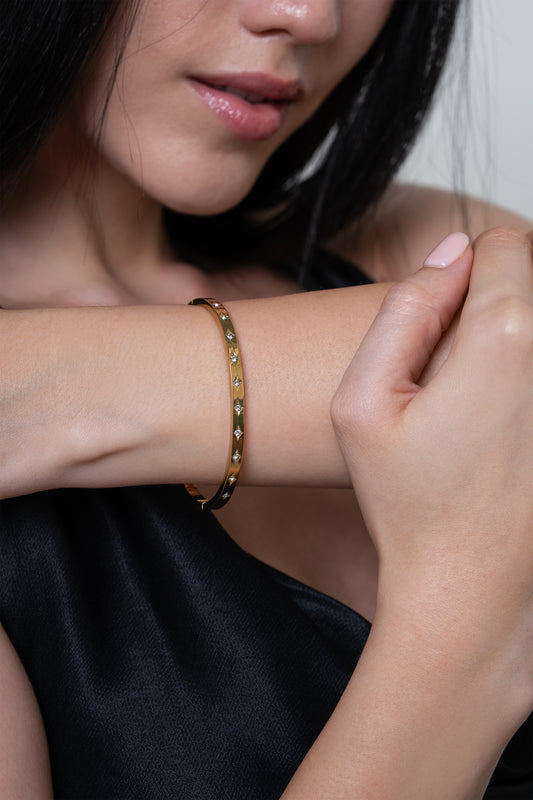Emma Bangle - 18K Gold Plated