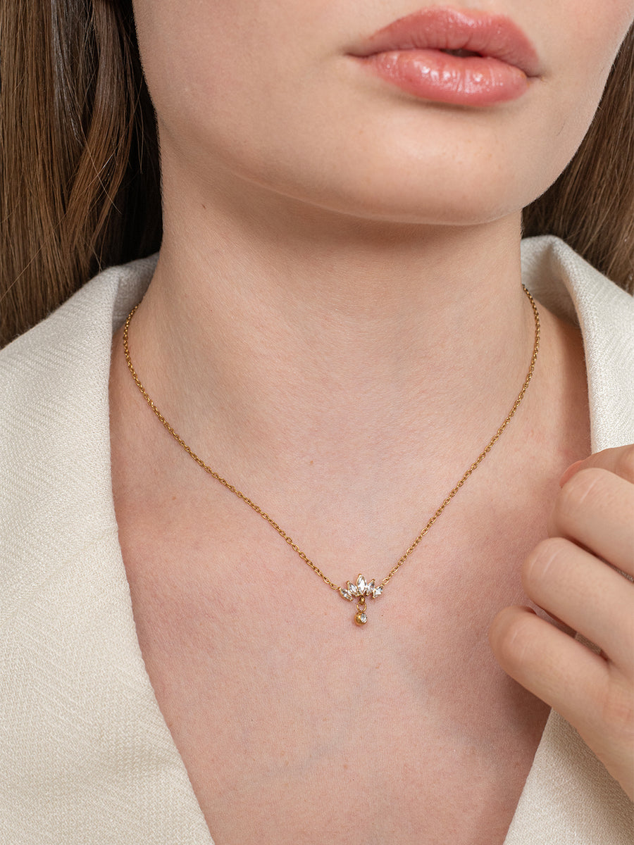 Laurel Necklace - 18k Gold Plated image 3