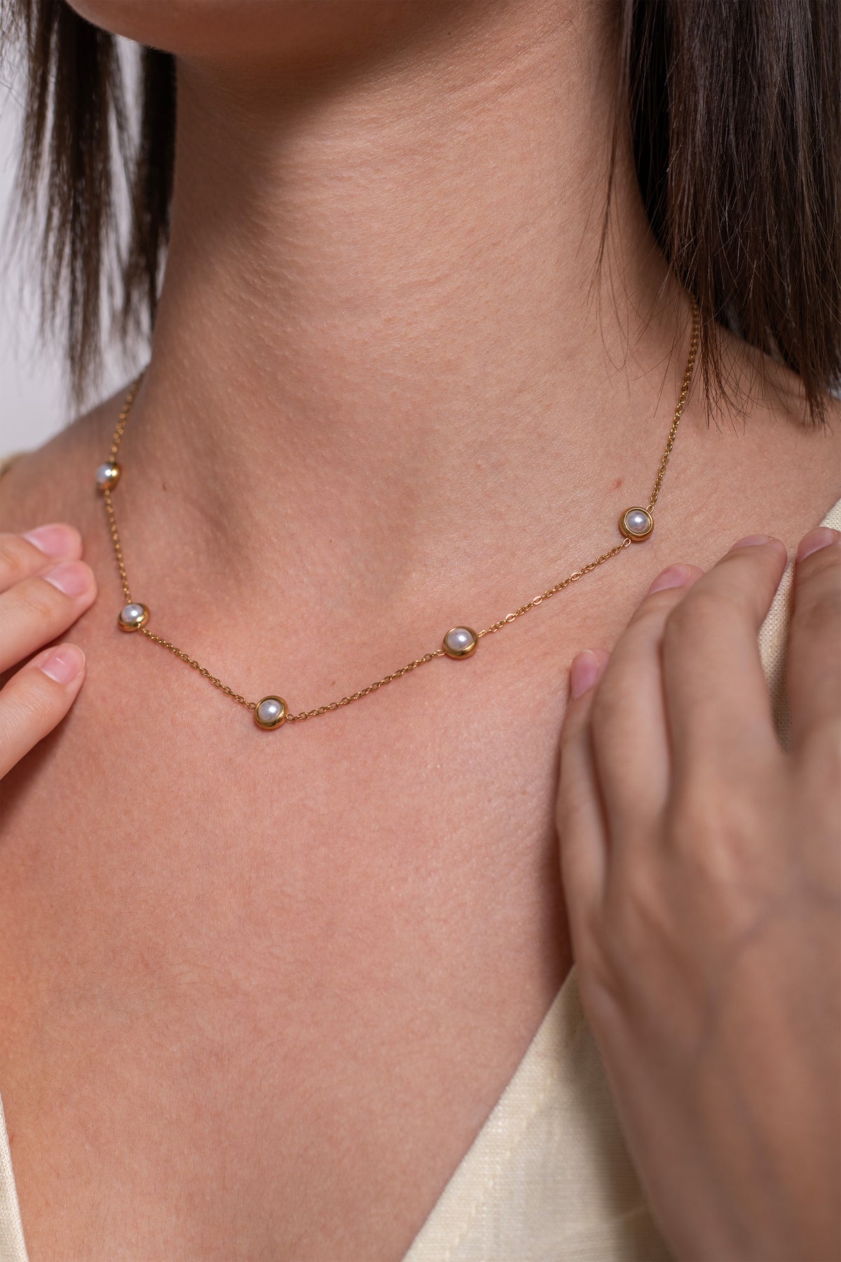 Stella Orbit Necklace - 18K Gold Plated image 3