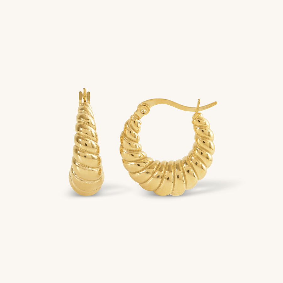 Effie Hoops - 18K Gold Plated image 1
