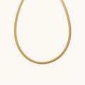 Snake Chain Necklace - 18k Gold Plated