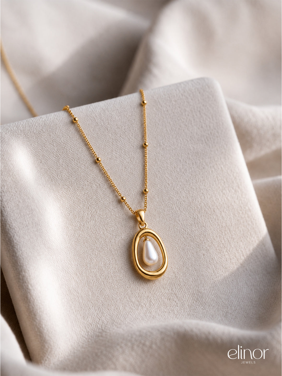 Lullaby Pearl Necklace - 18K Gold Plated