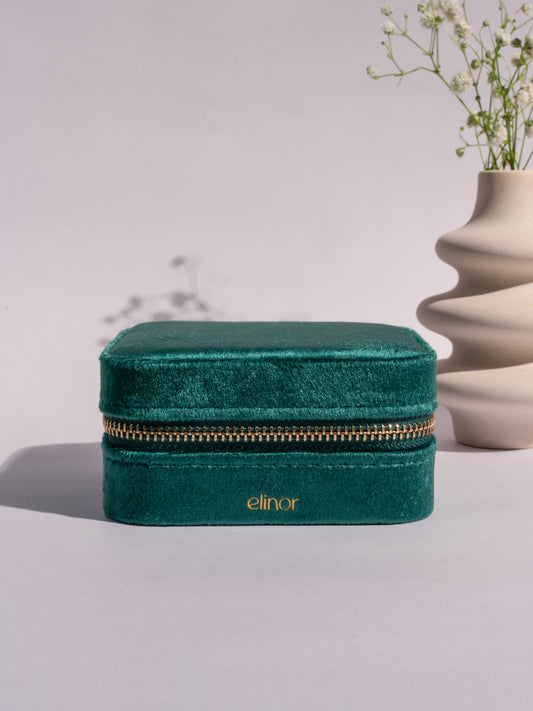 Aeries Jewellery Organiser Box- Green