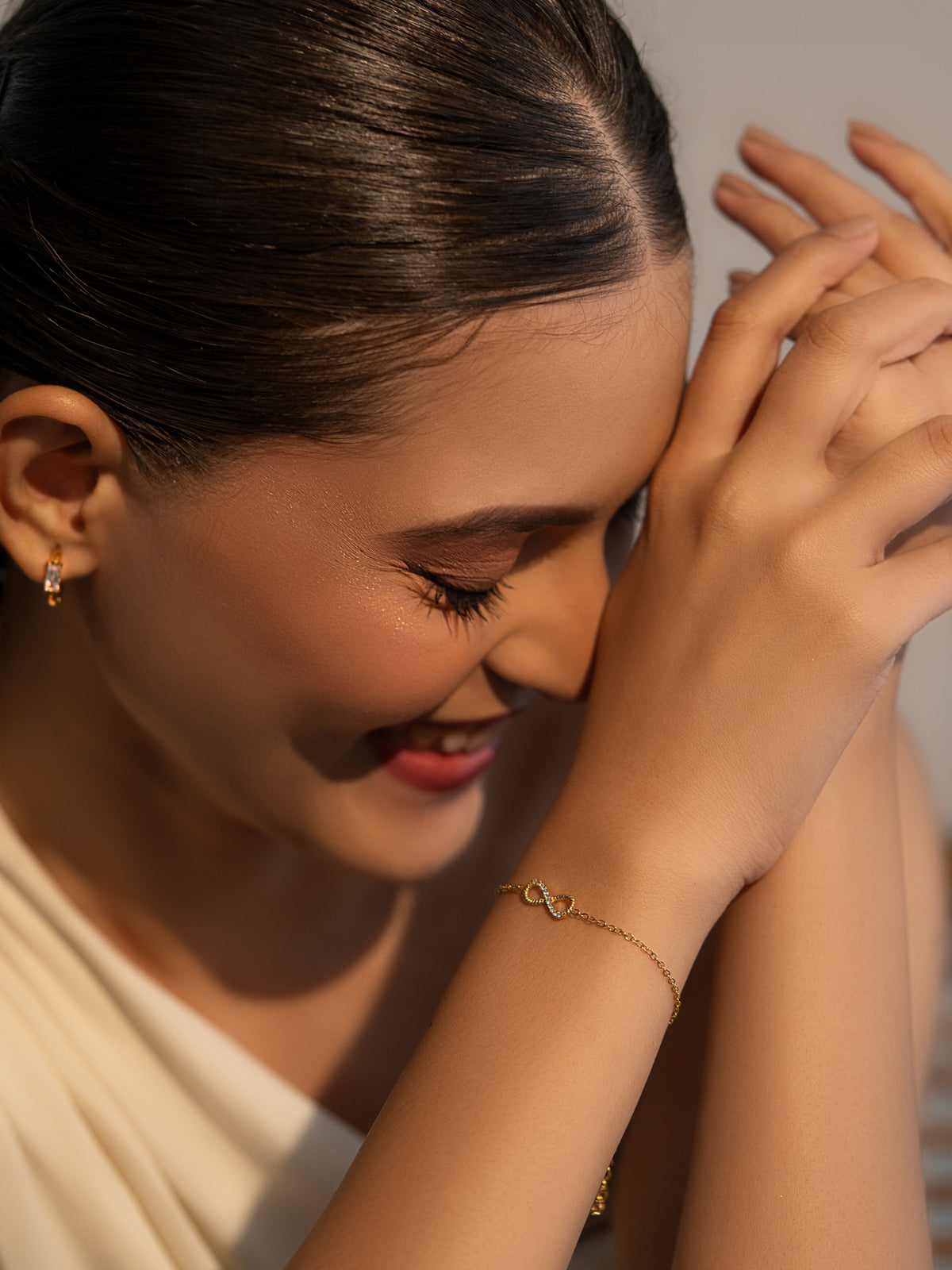 Infinity Bracelet - 18K Gold Plated image 9