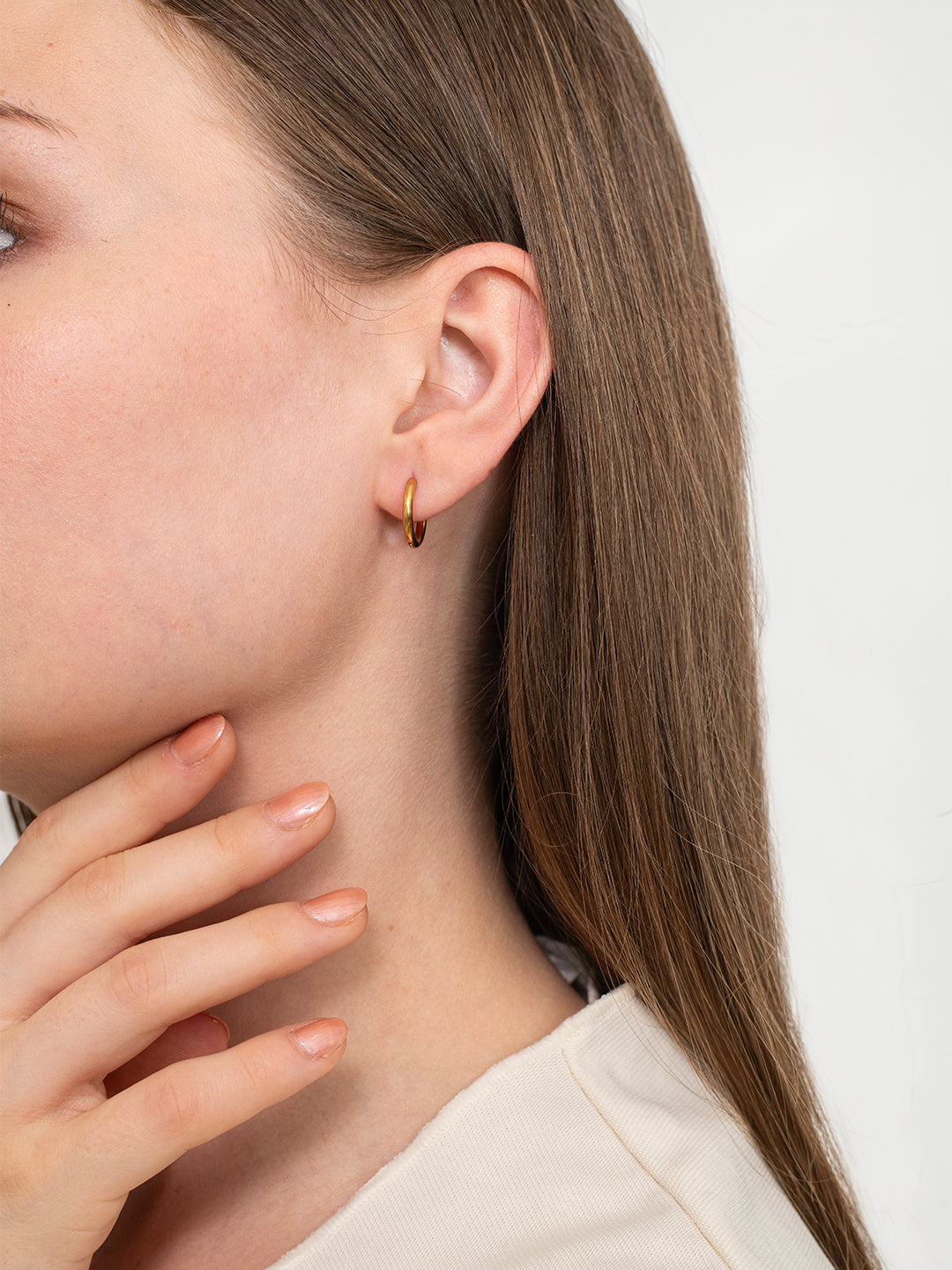 Nyra Mini Earrings – 18K Gold Plated