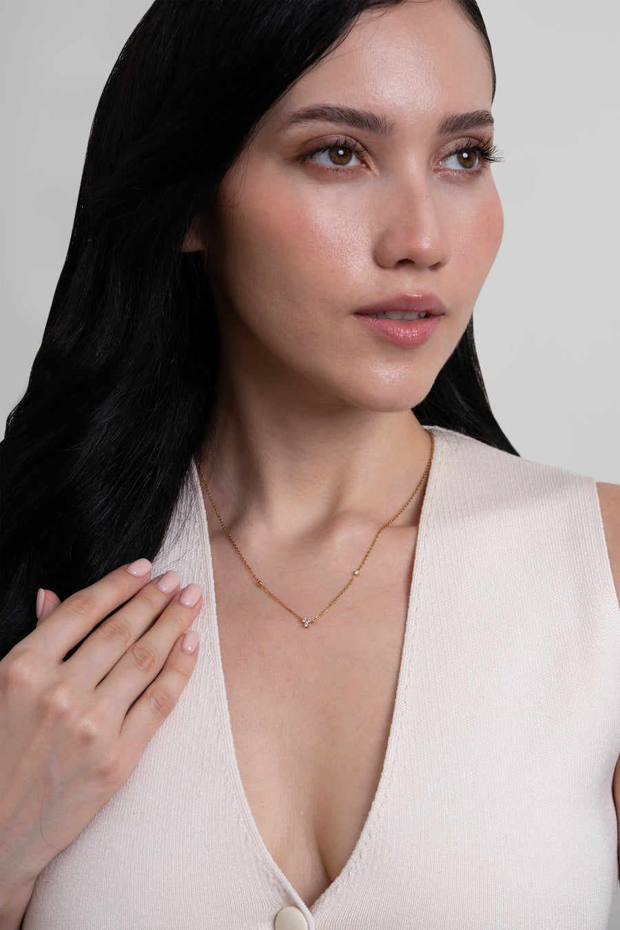 Ivy Necklace - 18K Gold Plated image 3