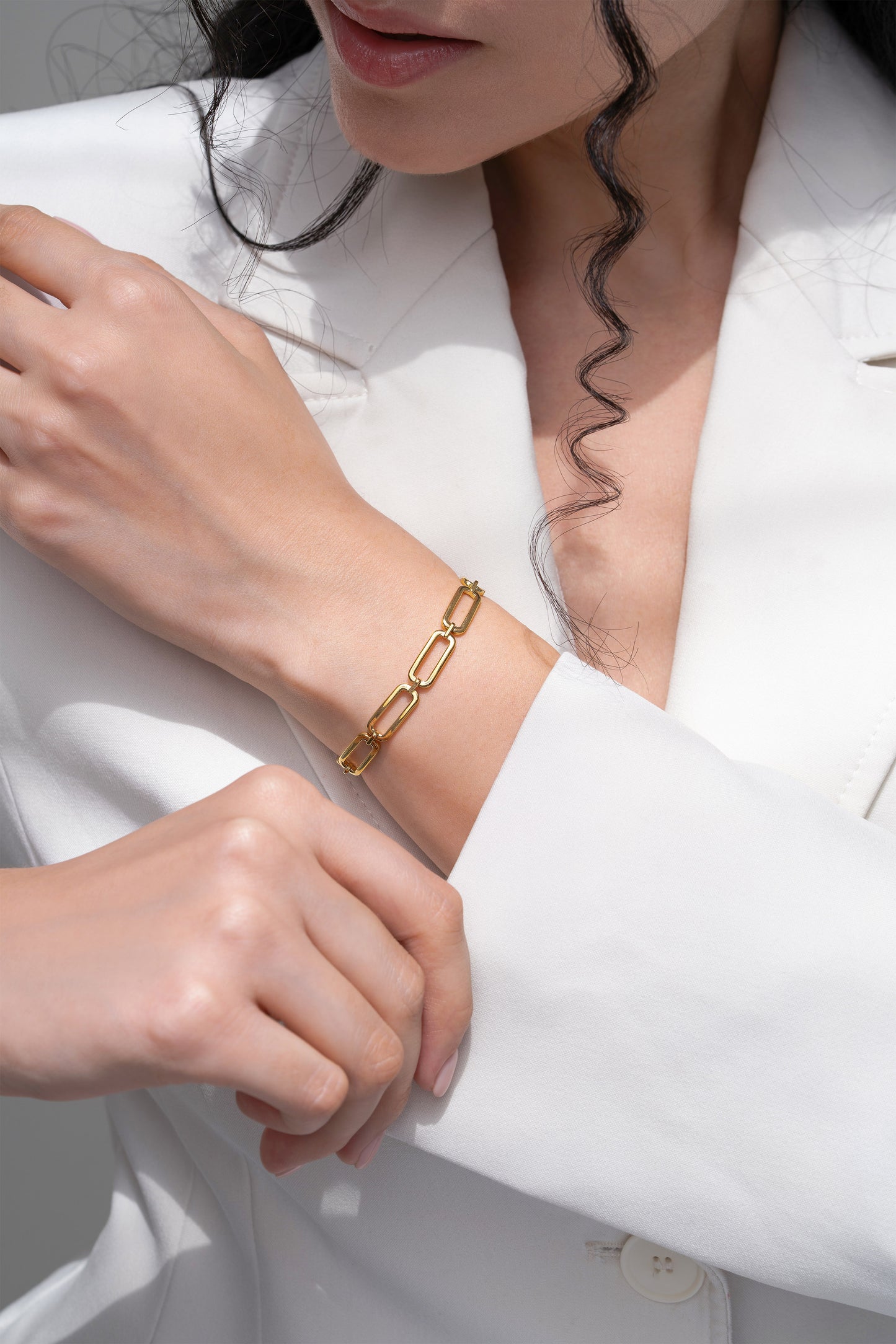 Paperclip Bracelet - 18K Gold Plated