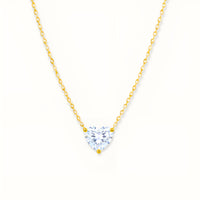 Love Diamond Necklace - 18k Gold Plated