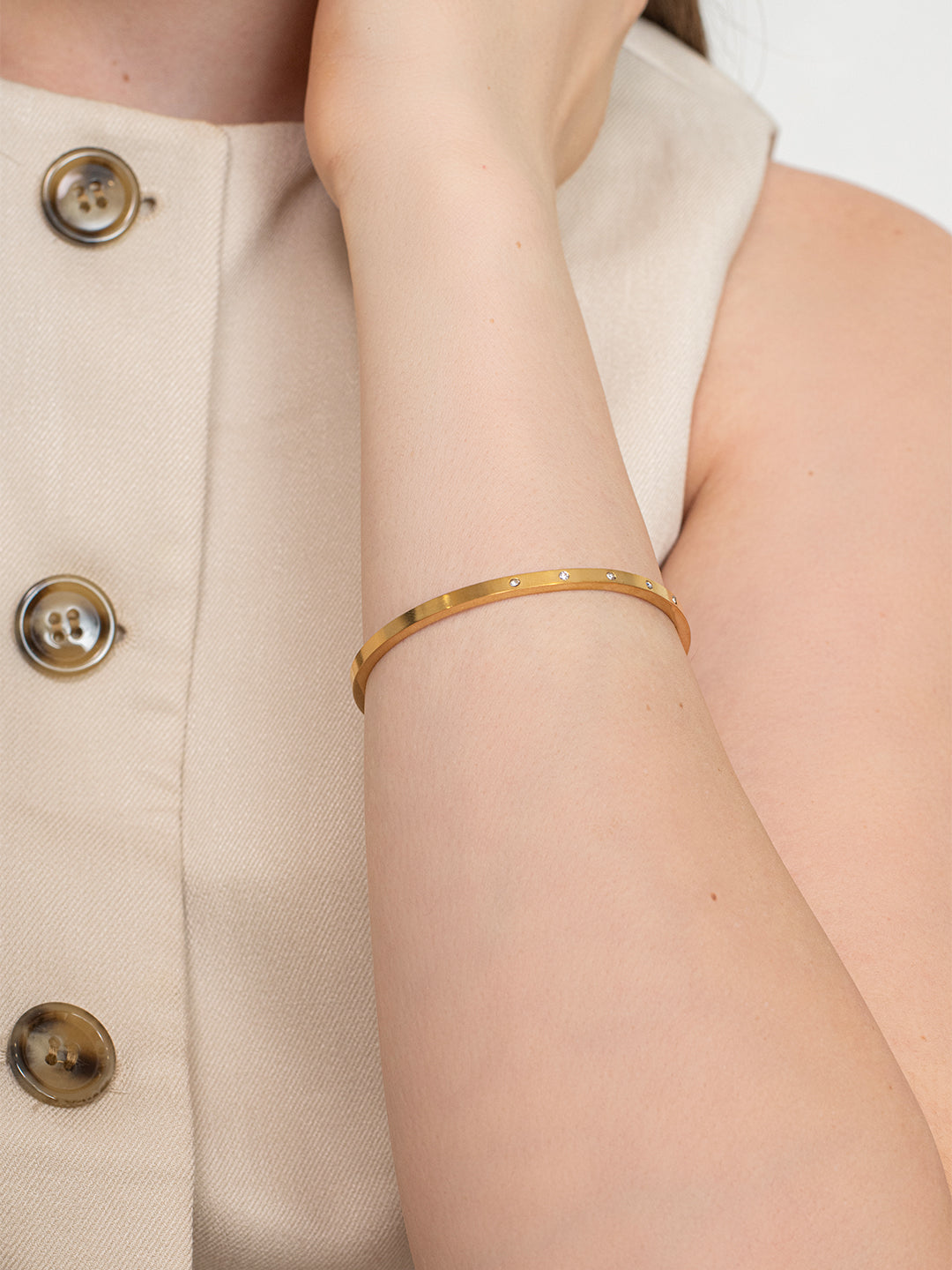 Flicker Cuff - 18K Gold Plated