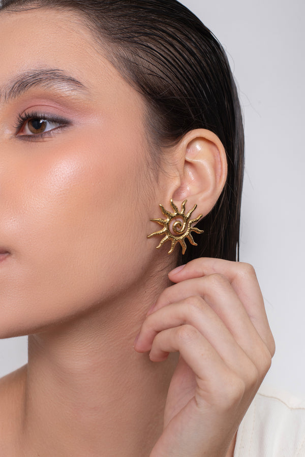 Suri Studs - 18K Gold Plated