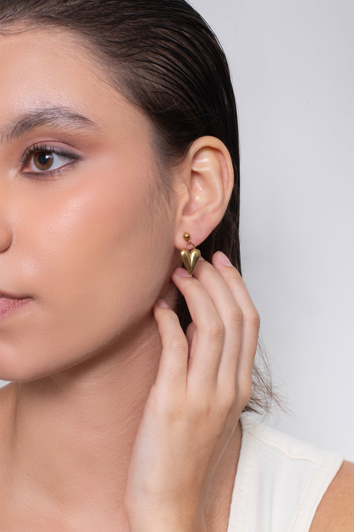 Meli Drop Studs - 18K Gold Plated