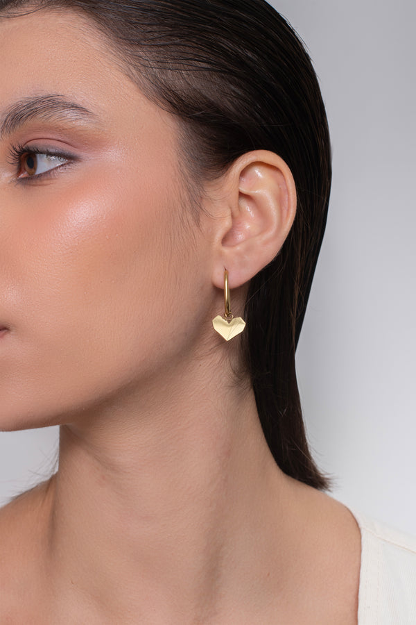 Chera Hoops - 18K Gold Plated