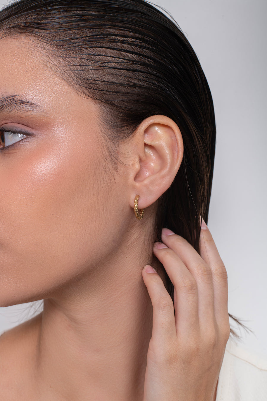 Beth Hoops – 18K Gold Plated image 3