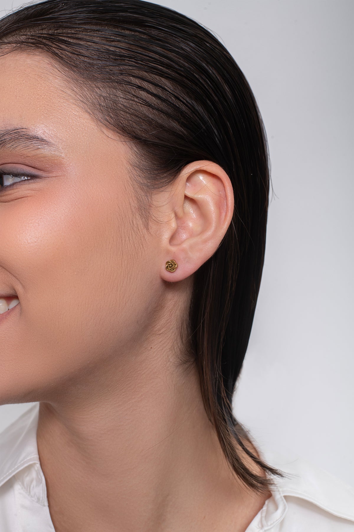 Rosari Studs - 18K Gold Plated