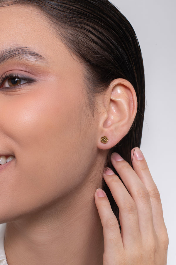Rosari Studs - 18K Gold Plated