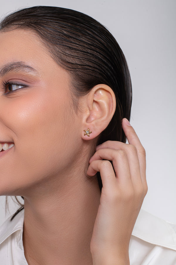 Mori Studs - 18K Gold Plated