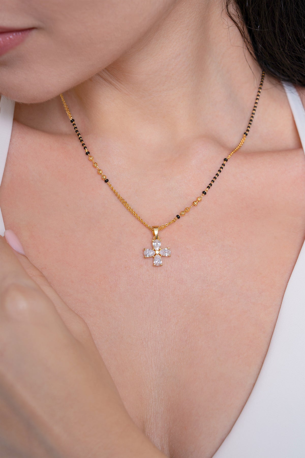 Mira Mangalsutra - 18K Gold Plated image 1