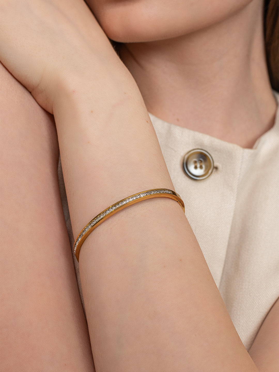 Shimmer cuff - 18k Gold Plated