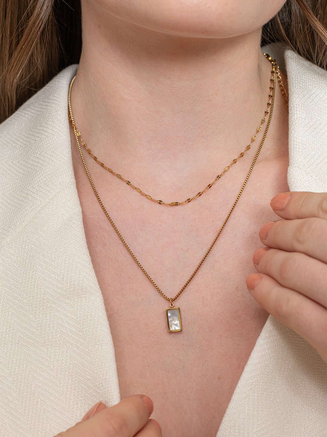 Remi Layered Necklace - 18k Gold Plated