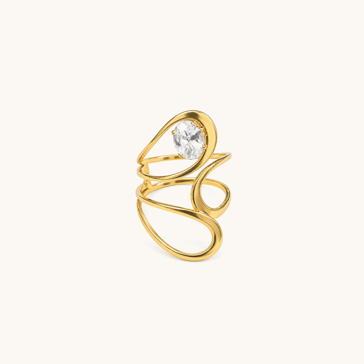 Vixen Ring - 18K Gold Plated image 1
