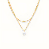 Elise Layered Necklace - 18k Gold Plated