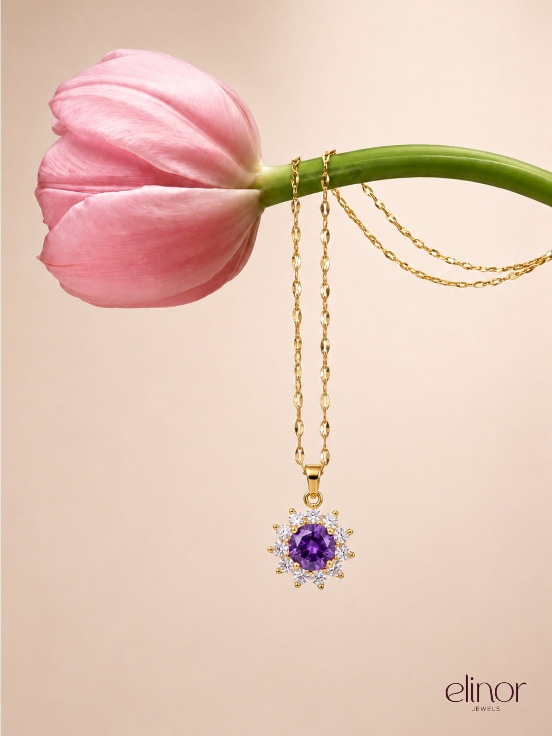 Chloe Necklace – 18K Gold Plated image 2