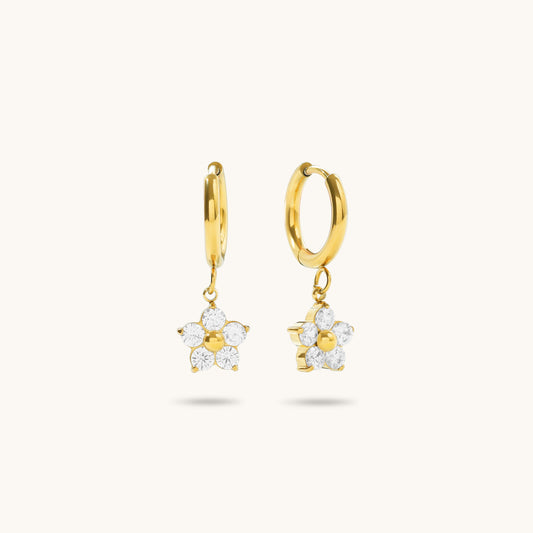 Delphine Huggies - 18K Gold Plated