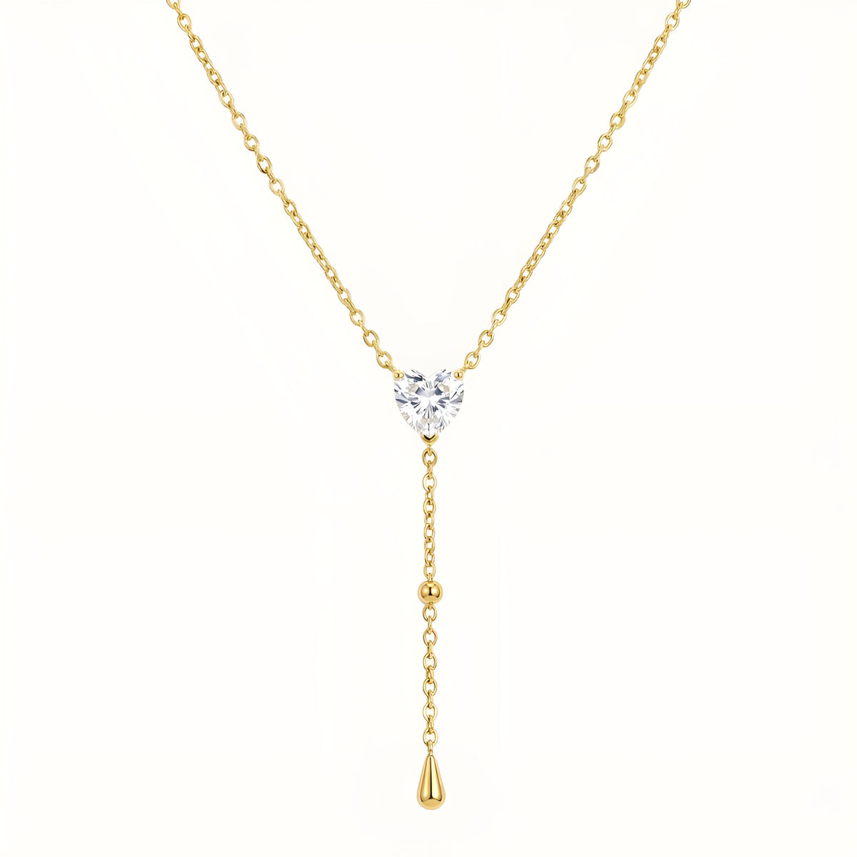 Soraya Drop Necklace - 18k Gold Plated image 1