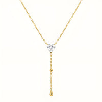 Soraya Drop Necklace - 18k Gold Plated