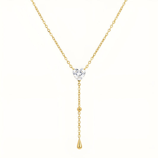 Soraya Drop Necklace - 18k Gold Plated