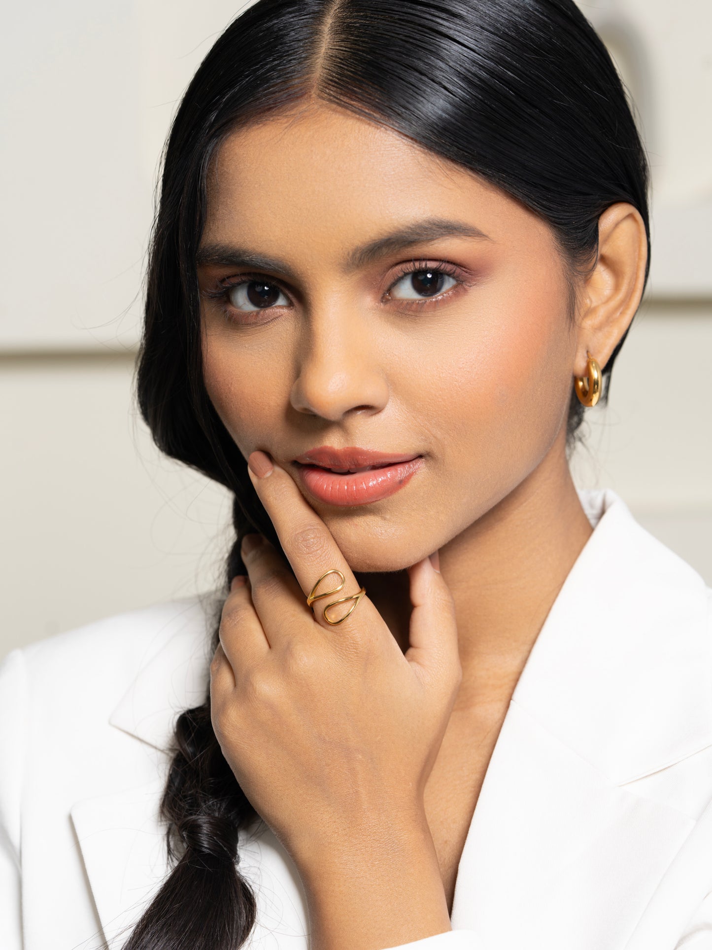 Duet Ring - 18K Gold plated