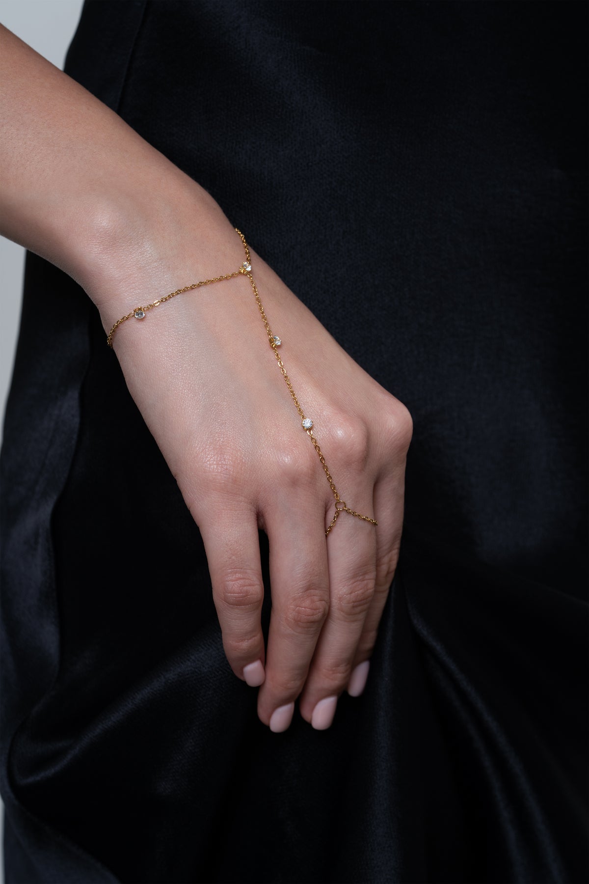 Bliss Handchain - 18K Gold Plated image 1
