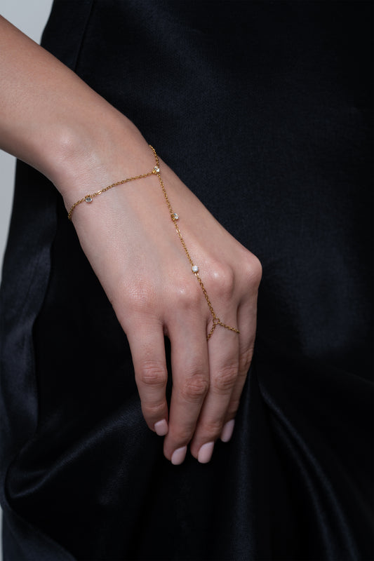 Bliss Handchain - 18K Gold Plated