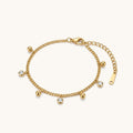 Tassel Charm Bracelet - 18k Gold Plated