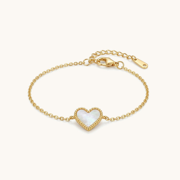 Golden Heart Bracelet - 18K Gold Plated
