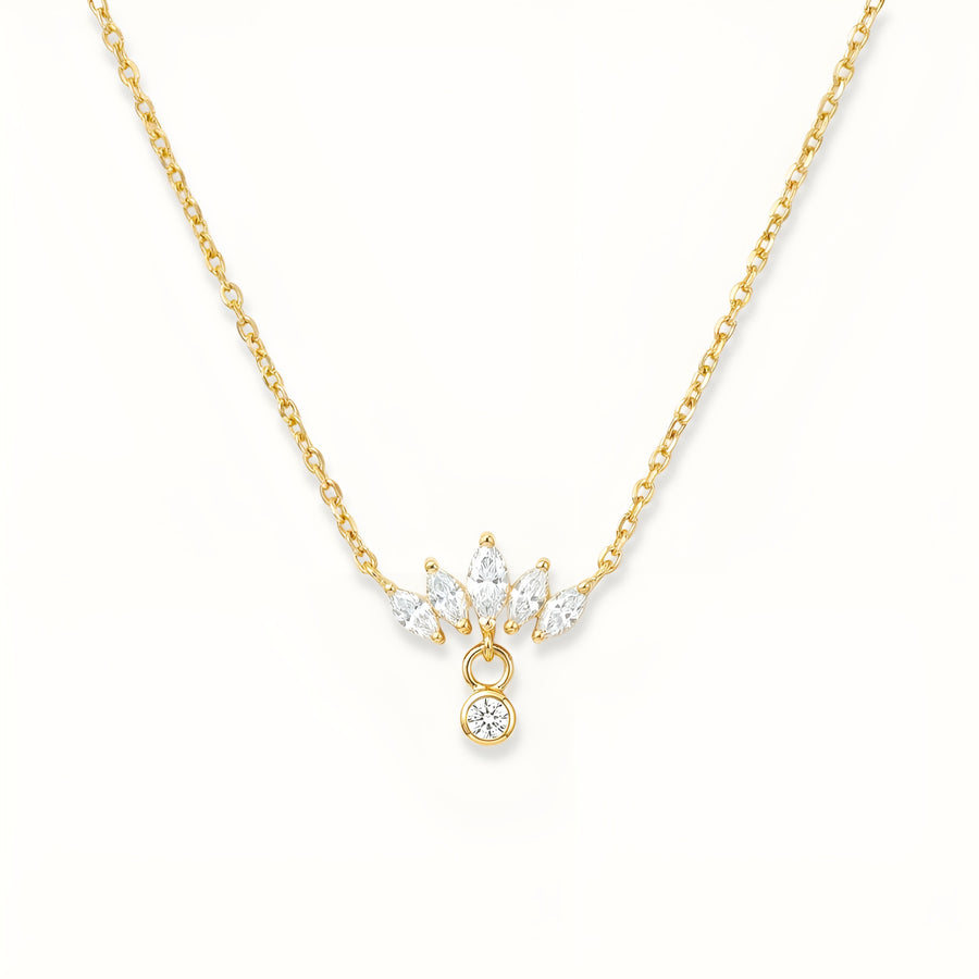 Laurel Necklace - 18k Gold Plated image 1