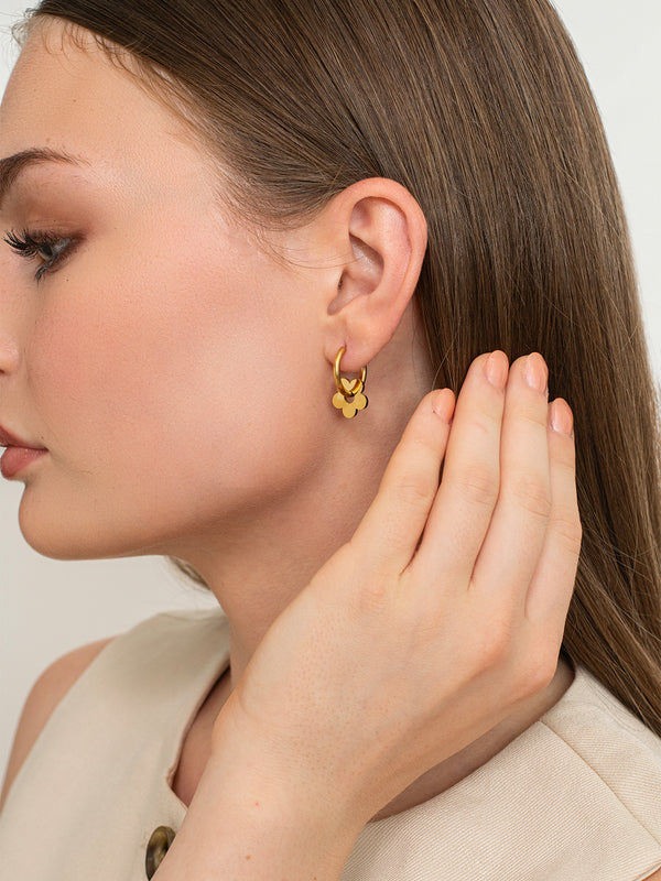Clove Huggies - 18k Gold Plated
