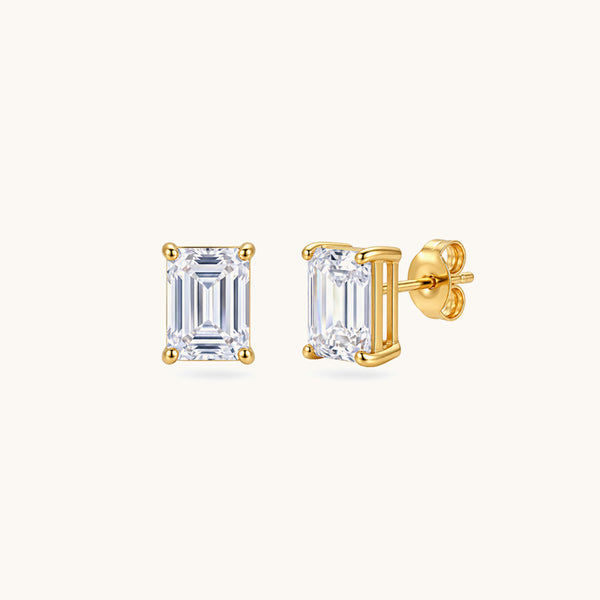 Zara Frame Studs - 18K Gold Plated