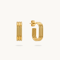 Caelis Earrings – 18K Gold Plated